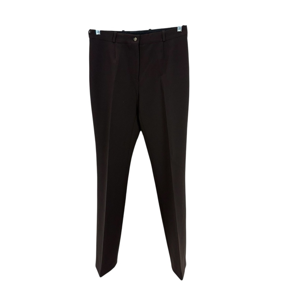 Celine Stretch Wool Pants 42 Brown - Picture 11 of 16